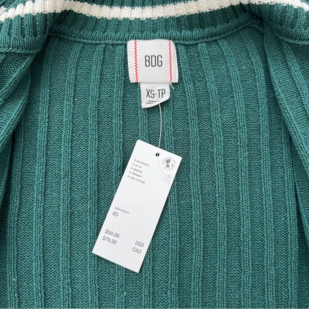 NEW Urban Outfitters Varsity Zip Sweater - Picture 9 of 10